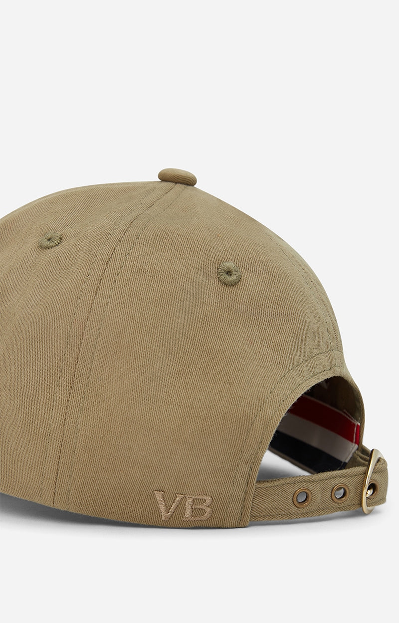 Vanessa Bruno Casquette Ball Cap in Khaki Tan