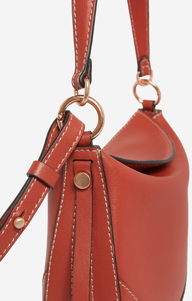 Vanessa Bruno Small Daily Bag in Rouille