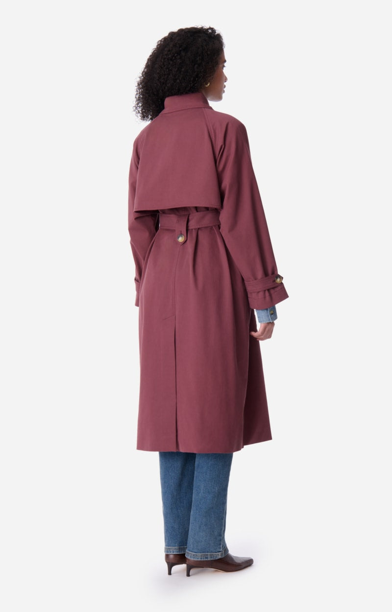 Vanessa Bruno Dexter Trench Coat in Fig