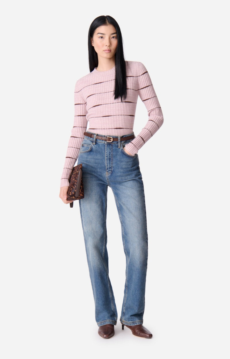 Vanessa Bruno Elodie Knit Sweater Lavender