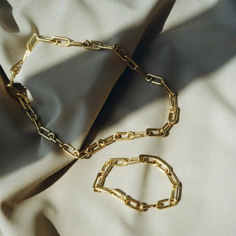 Otiumberg Signature Gold Arena Chain Necklace