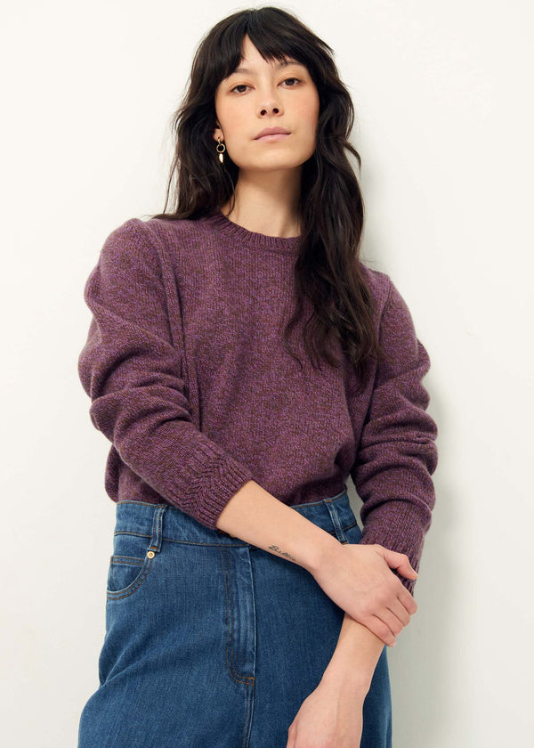 Sessun Silty Sweater Stony Violet