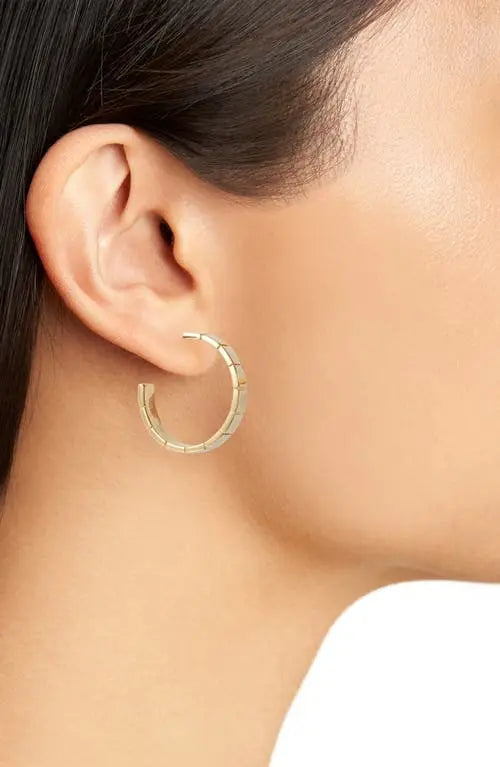 Jennifer Zeuner Ricki 1" Hoop Earrings