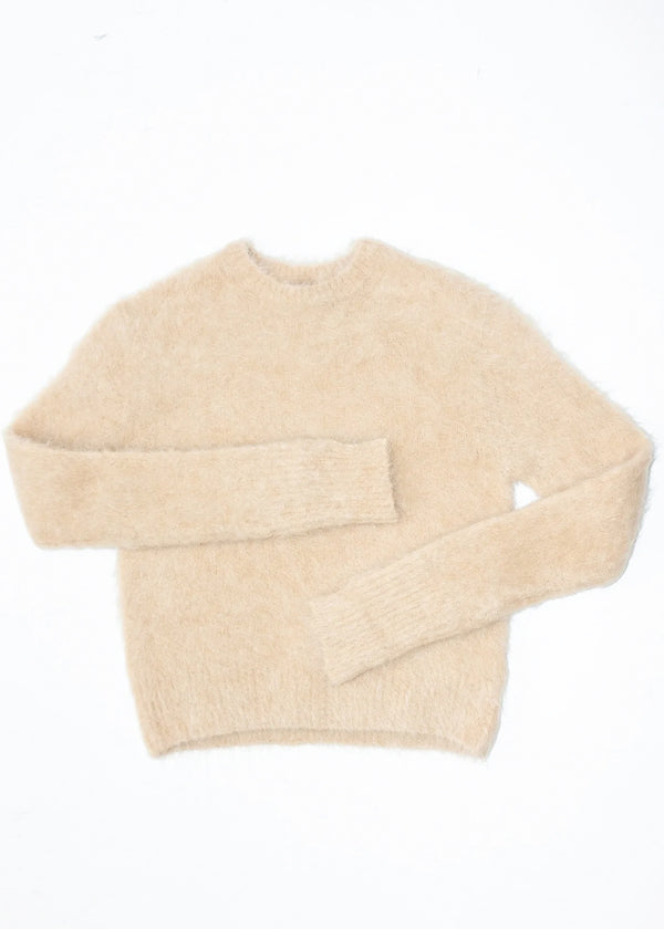 Sayaka Davis Cropped Sweater in Camel