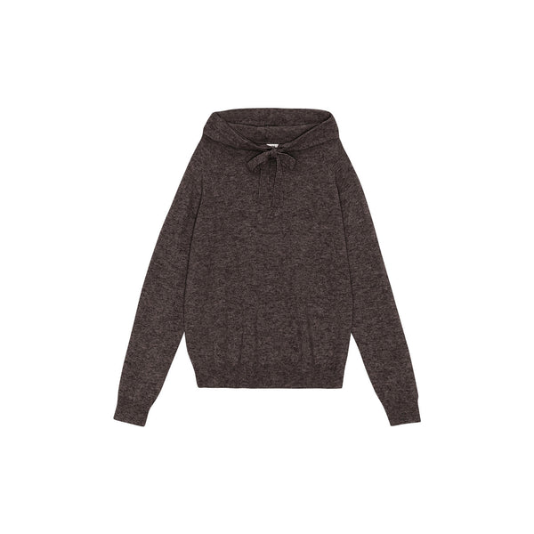 Cashmere Cathy Hoodie in Dark Brown