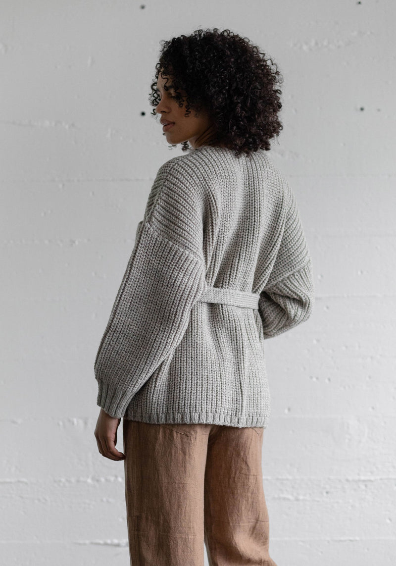 First Rite Sweater Coat Undyed Fog