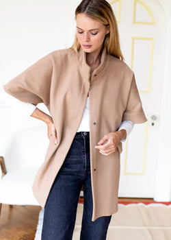 Emerson Fry Layering Jacket in Camel