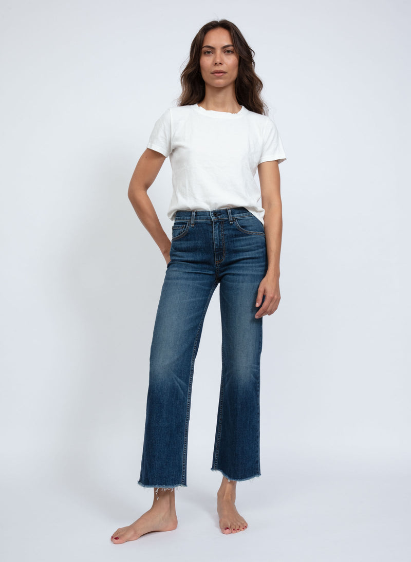 ASKK NY Crop Wide Straight Leg Chevelle