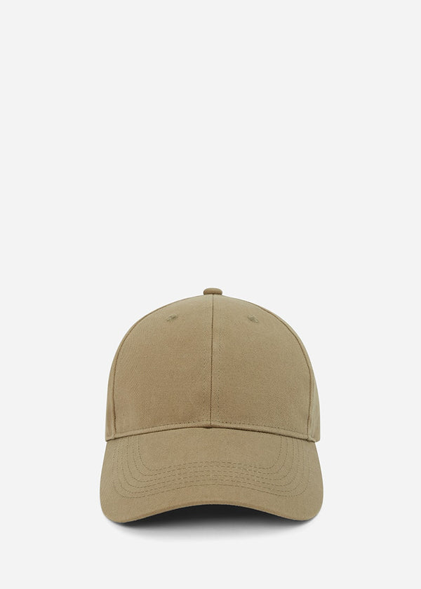 Vanessa Bruno Casquette Ball Cap in Khaki Tan