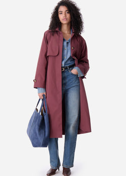 Vanessa Bruno Dexter Trench Coat in Fig