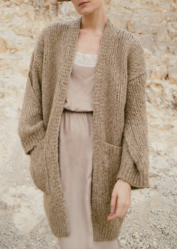 Sita Murt Heathered Taupe Cardigan