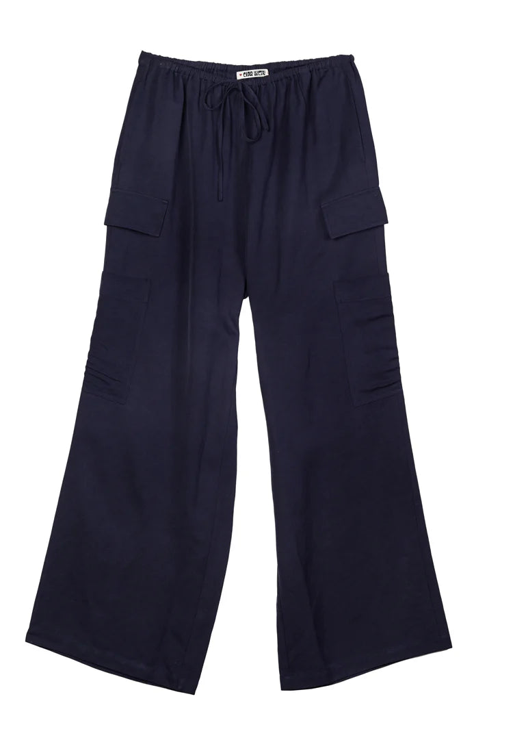 Ciao Lucia Marceau Navy Cargo Pant