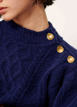 Sessun Vasco Sweater in Queen Blue