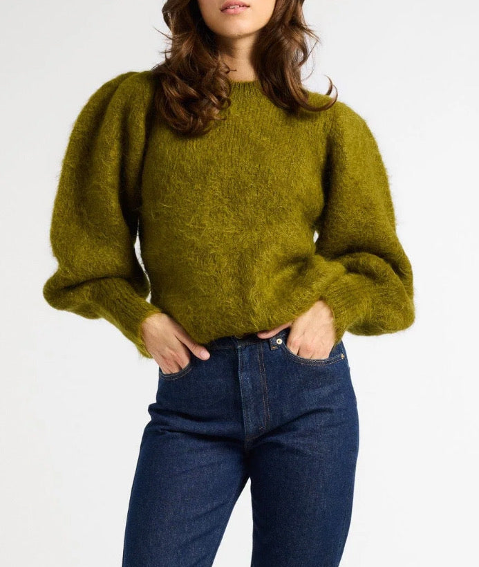 Mille Maya Sweater in Moss