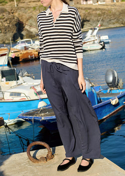 Ciao Lucia Marceau Navy Cargo Pant