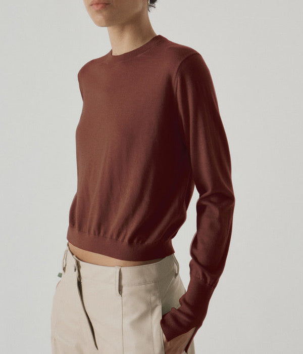 Sayaka Davis Cashmere Pullover in Cacao