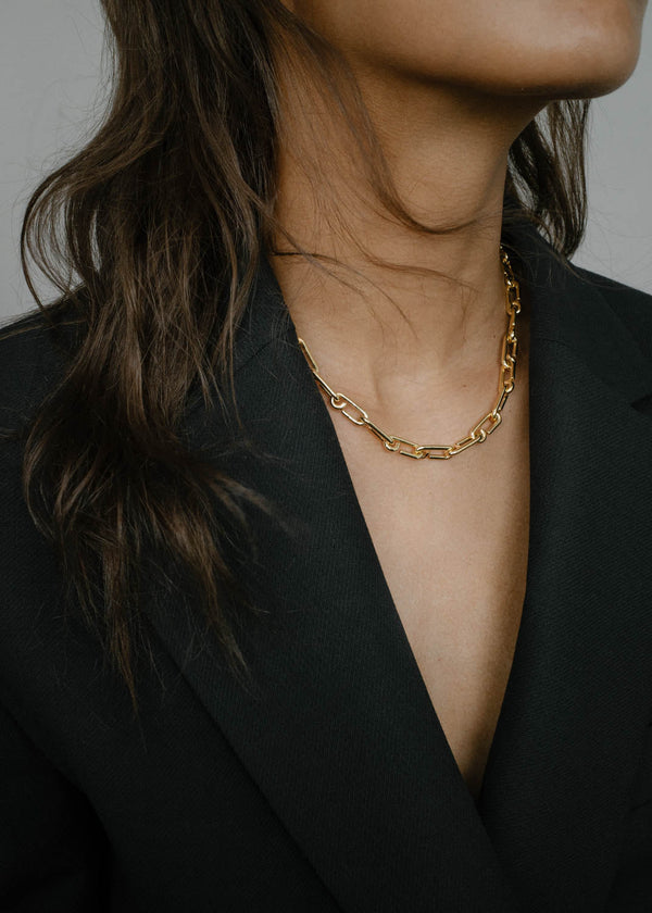 Otiumberg Signature Gold Arena Chain Necklace