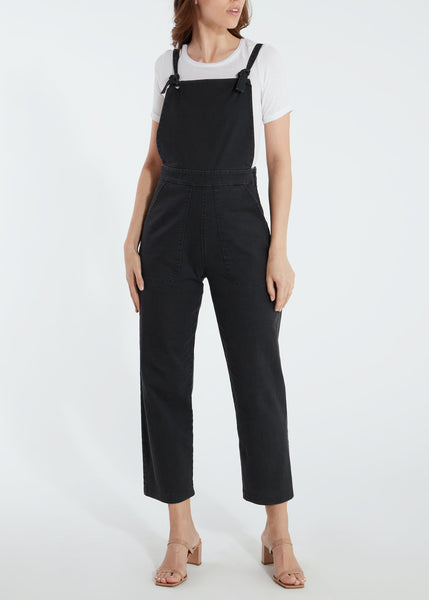 Loup Knot Overalls l Black – Mabel and Moss