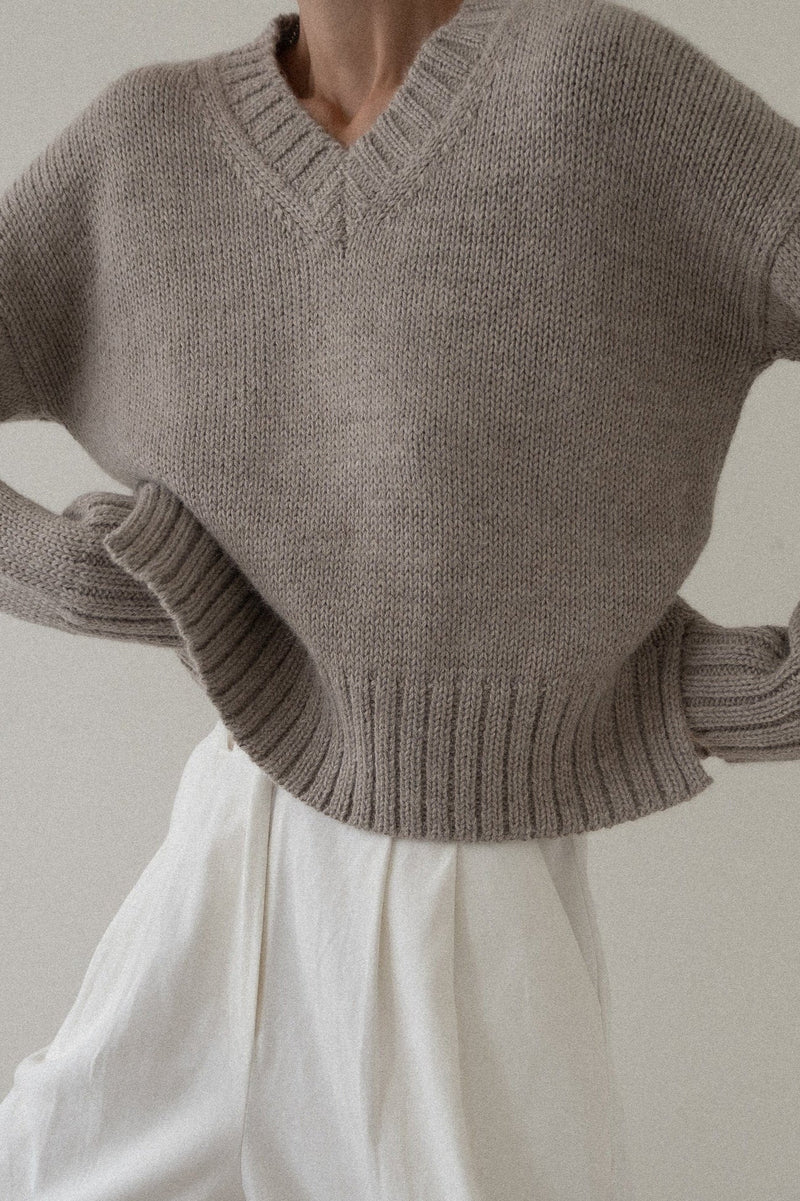 Laude The Billy Sweater in Oat