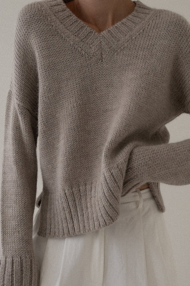 Laude The Billy Sweater in Oat