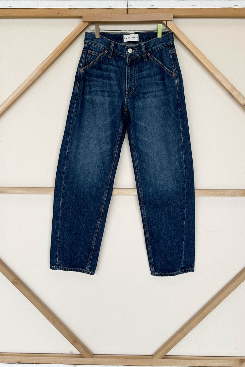 Emerson Fry Dark Nova Barrel Denim Jeans