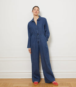 Loup Spencer Jumpsuit Indigo Denim