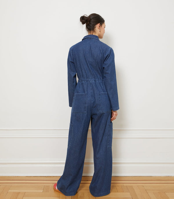 Loup Spencer Jumpsuit Indigo Denim