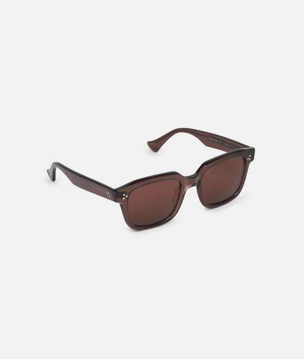 Carla Colour Monaro Square Sunglasses Deep Taupe