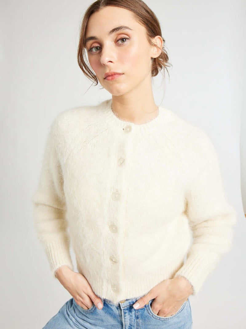 Mille Priscilla Cardigan in White