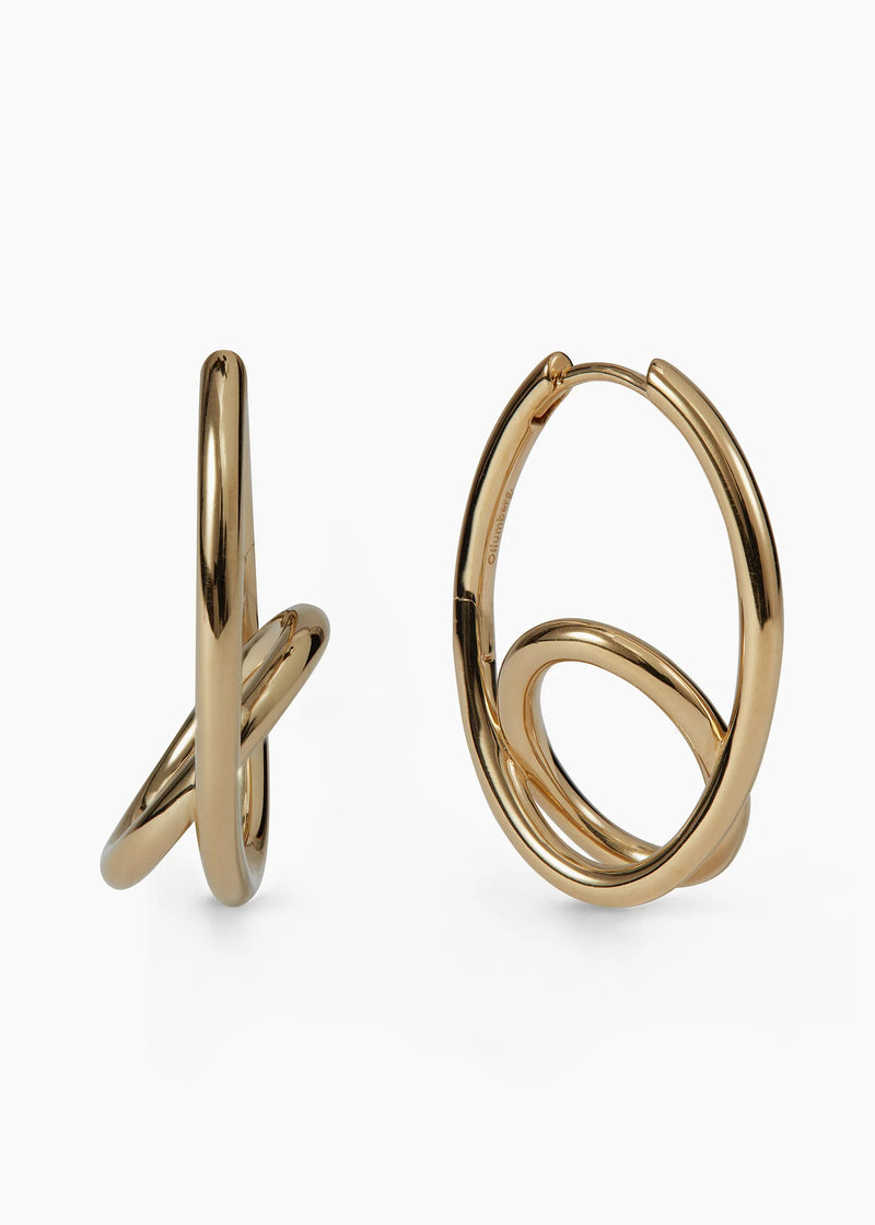 Otiumberg Spiralis Earrings in Gold Vermeil