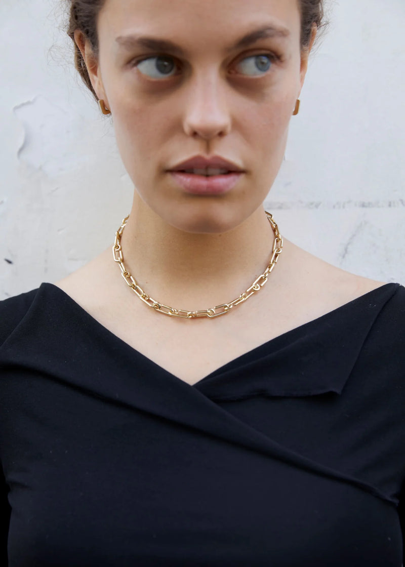 Otiumberg Signature Gold Arena Chain Necklace