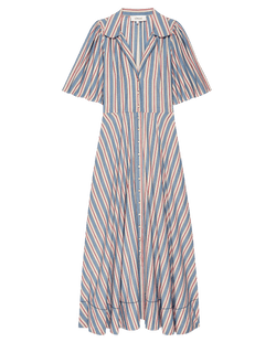 The Great Bridge Dress in Blue Stripe