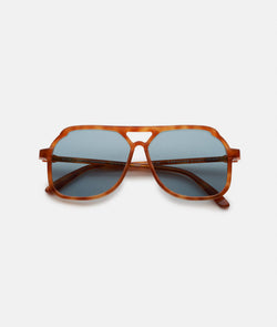 Carla Colour VITO LAPIS OAK / oversized, light tort aviator sunglasses