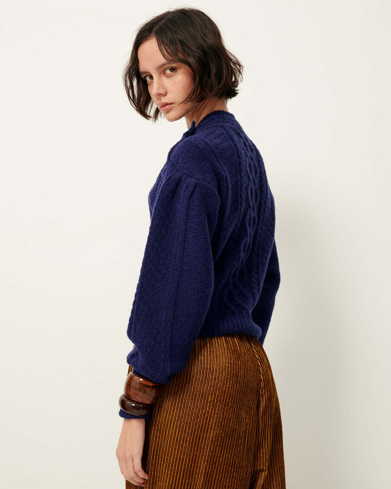 Sessun Vasco Sweater in Queen Blue