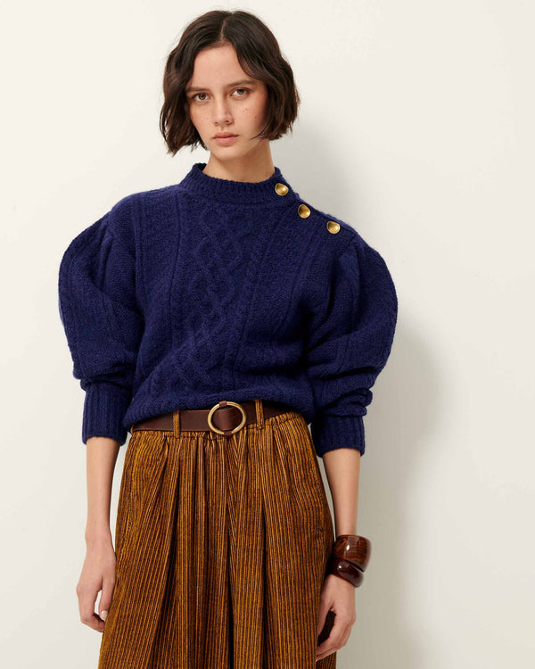 Sessun Vasco Sweater in Queen Blue