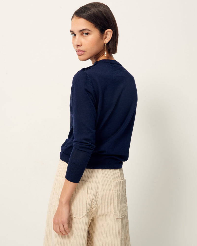 Sessun Amor Pullover in Navy