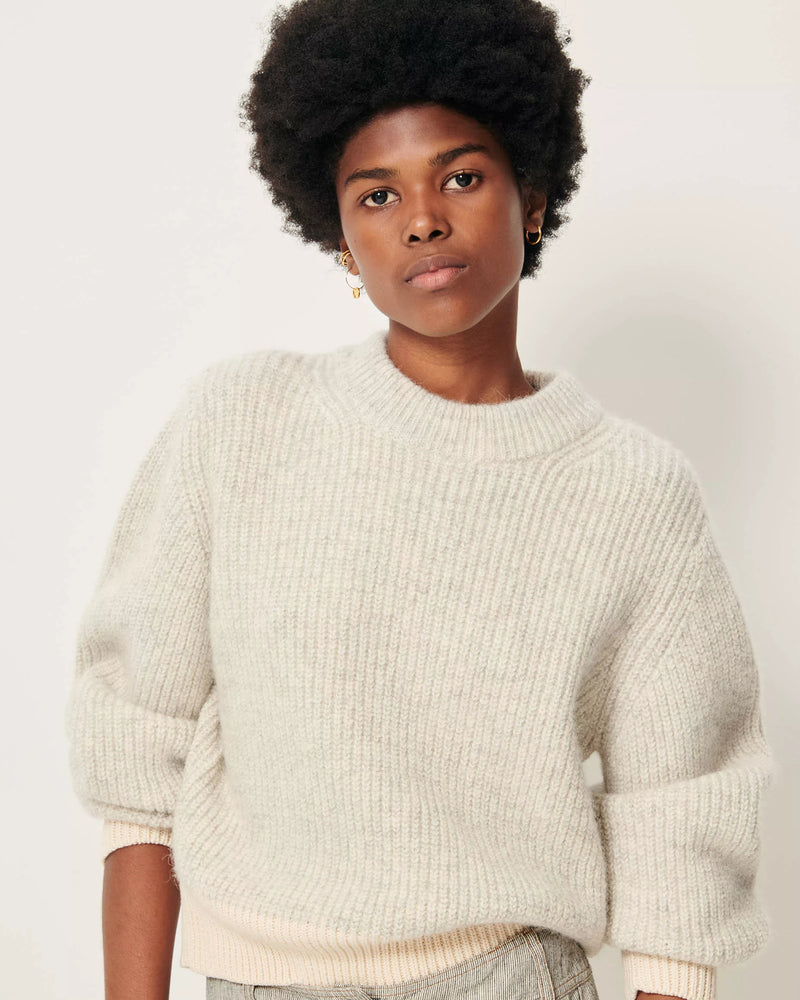 Sessun Odense Sweater in Milkygres