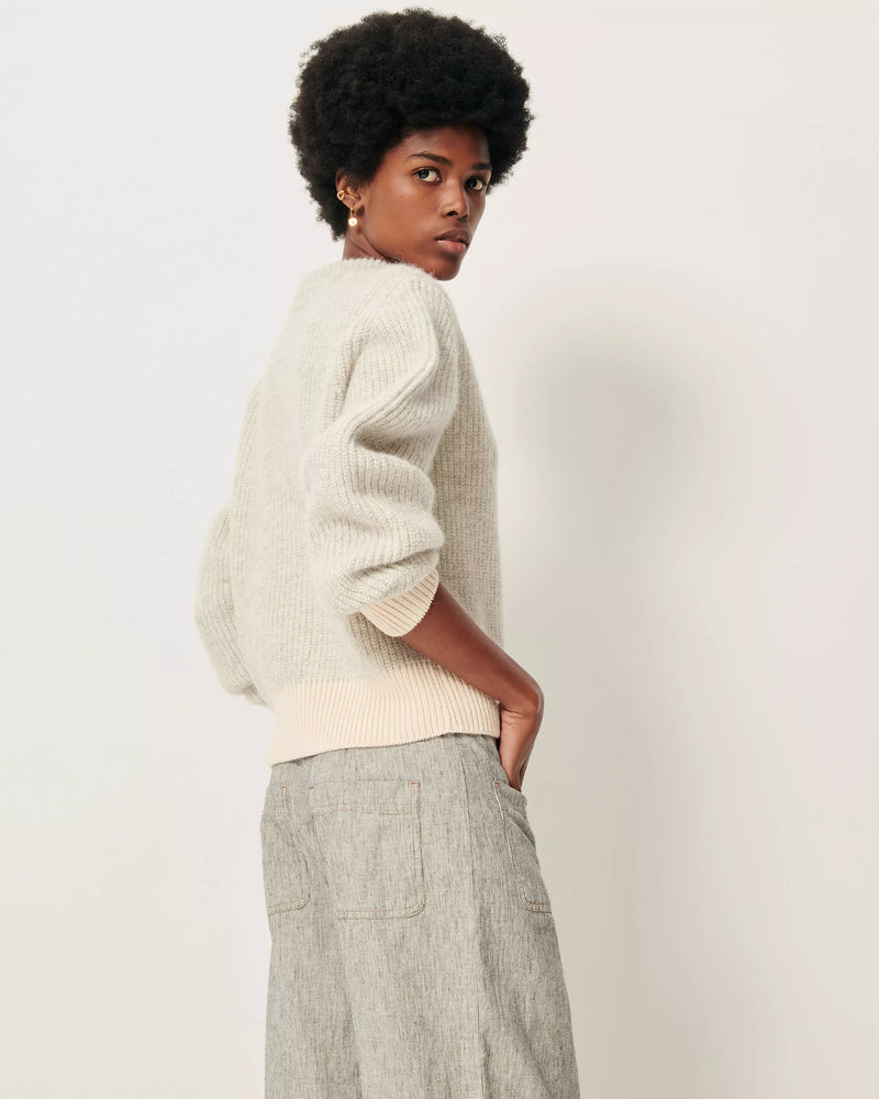 Sessun Odense Sweater in Milkygres