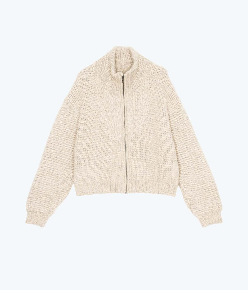 Sayaka Davis Zip Up Blouson in Ivory