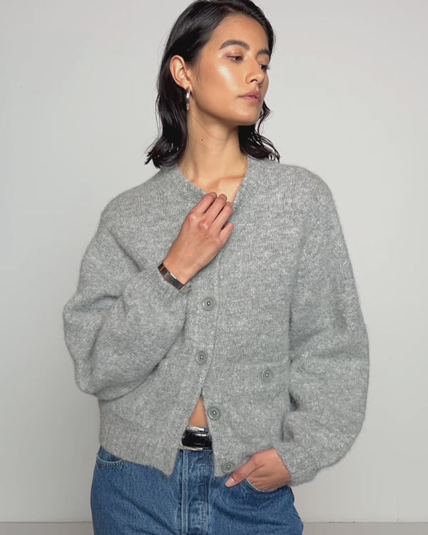 Nation LTD Tessa Cardigan in Dove Grey