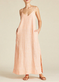 Trovata Reva Dress in Creamsicle Stripe