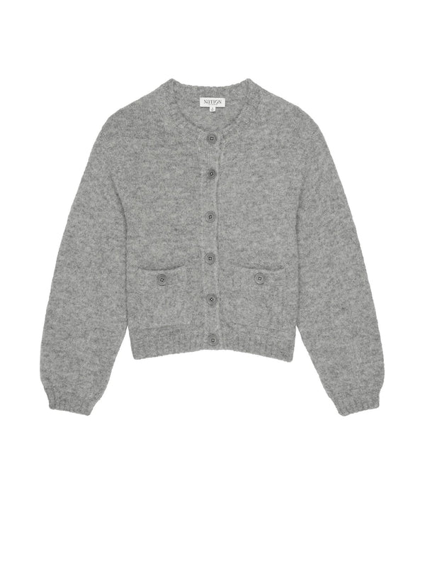 Nation LTD Tessa Cardigan in Dove Grey