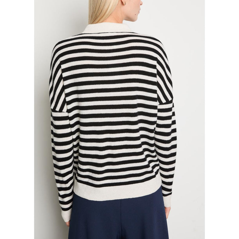 Ciao Lucia Gilma Cashmere Stripe Pullover Knit Sweater