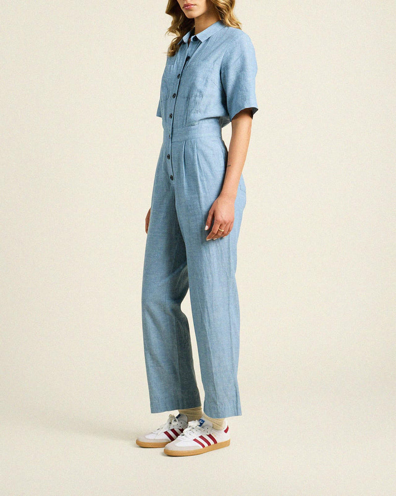 Trovata Audra Jumpsuit in Vintage Indigo